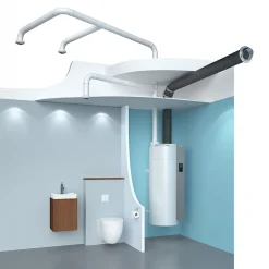 Chauffe-eau thermodynamique AQUACOSY EVOLUTION 185L Sans ventilateur - - 350204-Atlantic Best