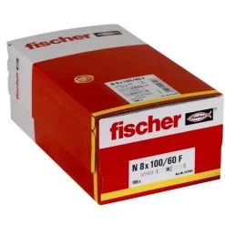 Cheville à frapper N-F 8x100/60 FISCHER - Boîte de 100 - 513703-O91