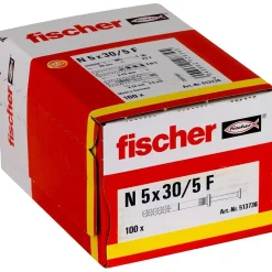 Cheville à frapper 5x30 par boite de 100-Fischer Clearance