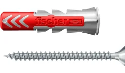 Cheville bi-matière avec vis DuoPower pour matériaux de construction 6x30 mm, 12 pièces-Fischer Outlet