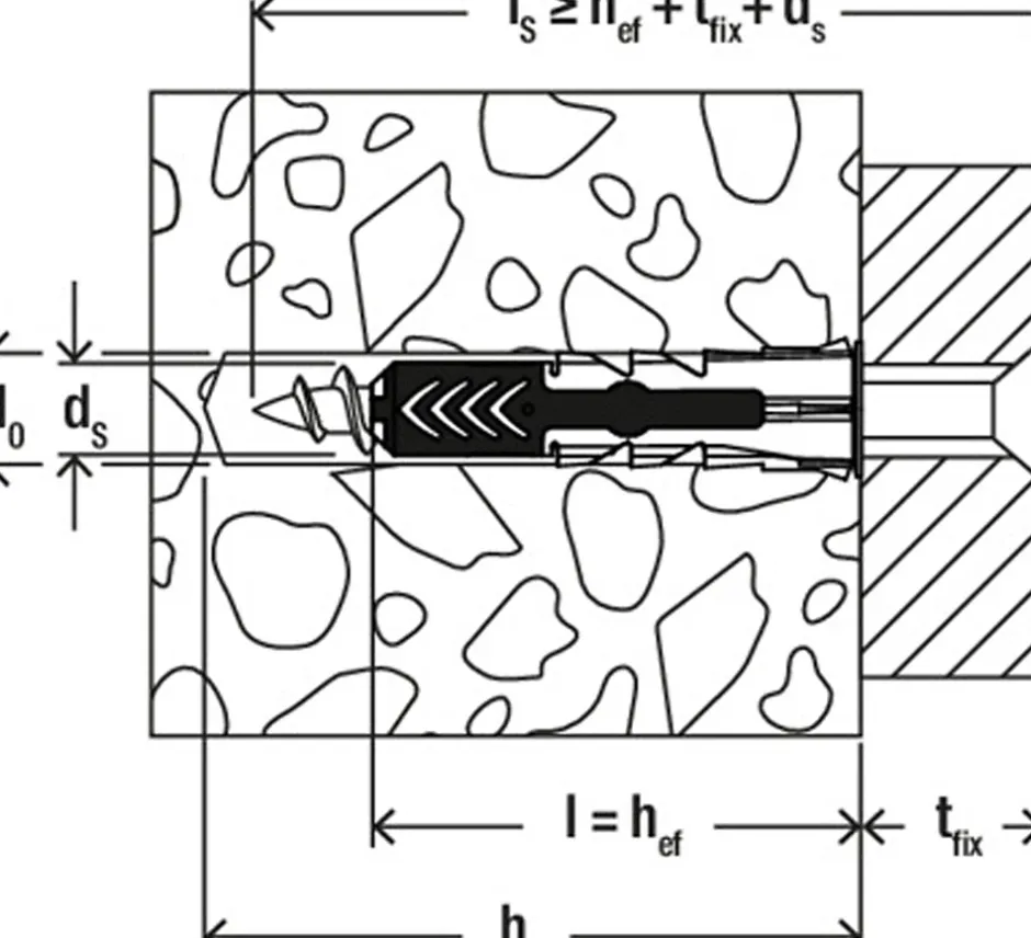 Cheville bi-matière DuoPower pour matériaux de construction 10x50 mm, 50 pièces-Fischer Clearance