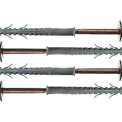 Cheville fixation chauffe-eau - Diamètre 14 mm - 100 mm - Brique creuse - Sachet de 4 --Fischer Online