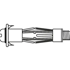 Cheville métal à expansion pour cloison creuse^Viswood Hot
