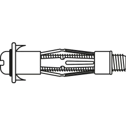 Cheville métal à expansion pour cloison creuse-Viswood