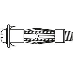 Cheville métal à expansion pour cloison creuse^Viswood Clearance