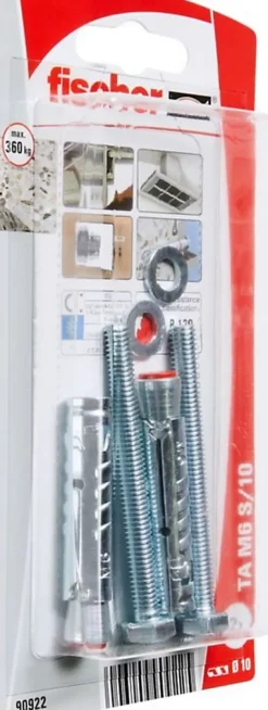 Cheville métallique à douille BT 6 x 60 mm, 4 pièces-Fischer Outlet