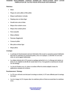 Cheville Nylon UX Sans Collerette 5X30 - 100 pièces-Fischer Discount