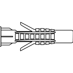 Cheville nylon multi matériaux^Viswood Sale