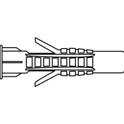 Cheville nylon multi matériaux^Viswood Sale