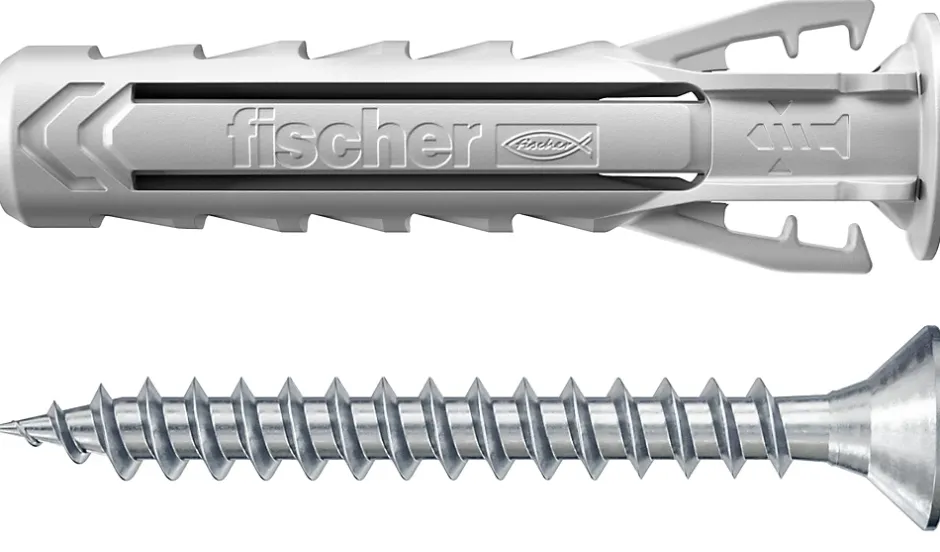Cheville nylon pour matériaux pleins SX PLUS 6x40 mm, 10 pièces^Fischer Best