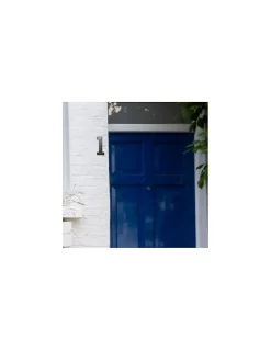 Chiffre 1, à visser, alliage, H.80mm, noir --Thirard New