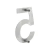 Chiffre 5 à visser, inox, H.100mm --Thirard Discount