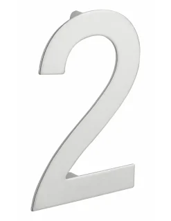 Chiffre 2 à visser, inox, H.100mm --Thirard Online