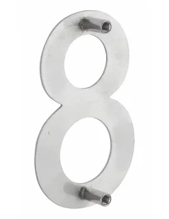 Chiffre 8 à visser, inox, H.100mm --Thirard Online