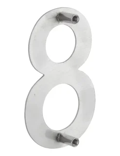 Chiffre 8 à visser, inox, H.100mm --Thirard Online