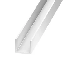 Cimaise PVC blanc 10 x 10 x 12 mm, 2,5 m^CQFD Sale