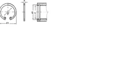 Circlips intérieur DIN 472 brut Diamètre : 70 mm- Vendu par 50^Lennie Hot