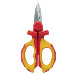 Ciseaux d'électricien isolés, 1000V. rouge et jaune-Velamp