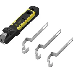 C.K T1290 couteau à dénuder pour câbles ronds et plats - lame acier, profondeur réglable, 4 branches-V33 New