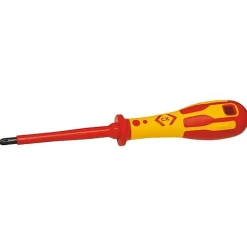 C.K T49143-1 Tournevis cruciforme PZ1 VDE, lame 80 mm, poignée bi-matière-V33 Best