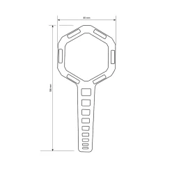 Clé de serrage pour mécanisme de chasse d'eau-Flomasta Online