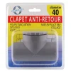 Clapet pvc anti-retour à battant ø40 mm^Fitt New