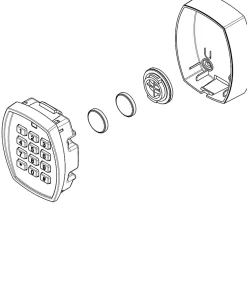 Clavier à code radio pour porte de garage^GoodHome Clearance