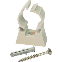 Clip de fixation simple en plastique Ø20, lot de 10-Somatherm