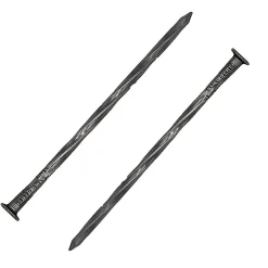 Clou Pointes Tête plate acier torsadées d 3.7 x L 90 mm Boite de 5 kg^DMS Hot