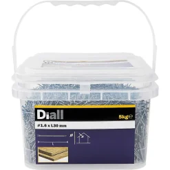 Clous à tête d'homme ronde en acier galvanisé 1,6x30 - 5kg^Diall Best