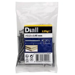 Clous à tête plate en acier galvanisé 2,2x45 - 125g^Diall Sale