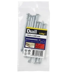 Clous de maçon en acier galvanisé 4,6x100 - 125g^Diall Best