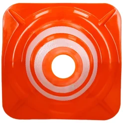 Cône de signalisation routière cône de chantier orange blanc 47 cm 12 pièces-ECD Germany Sale