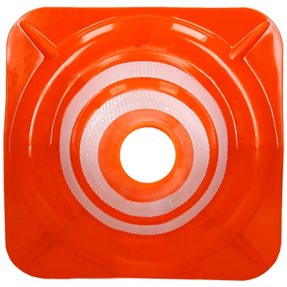 Cônes de signalisation routière cône de chantier orange blanc 47 cm 5 pièces^ECD Germany Best