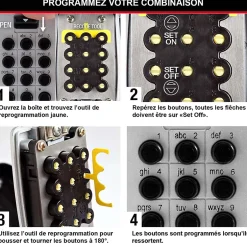 Coffre à clés mural Masterlock 5412EURD-Master Lock