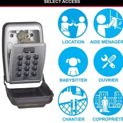 Coffre à clés mural Masterlock 5412EURD-Master Lock