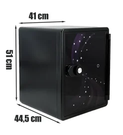 Coffre fort ignifuge 40L Anti feu 1H Electronique a code fixation sol FS-FM40 Reskal Couleur - Violet^Autres Online