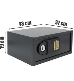 Coffre fort 25L spécial ordinateur portable ouverture serrure électronique Reskal-Autres