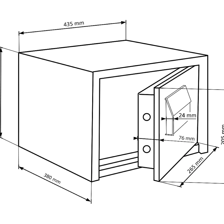 Coffre-fort CL 410 K -15 L-Burg-Wachter Hot