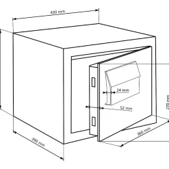 Coffre-fort Burg-Wachter Karat MT 640 EFP 1- Sale
