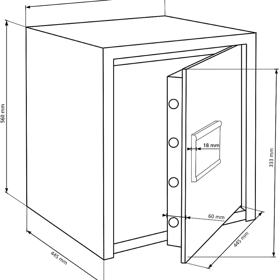 Coffre-fort M 540 E - 28 L^Burg-Wachter