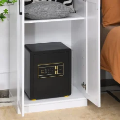 Coffre-fort de Sécurité avec Serrure à Combinaison, étagère et Système d'Alarme, avec Fonction Anti-indiscrétion, 36X31X41 CM-Giantex Best