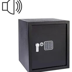 Coffre-fort electronique YEC/390/DB2 40L silver metal-Yale Best