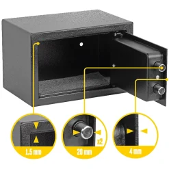 Coffre-fort mécanique - 8,5L^Smith & Locke Clearance