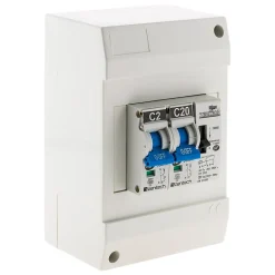 Coffret chauffe-eau 2 disj + contacteur jour/nuit^Zenitech Online