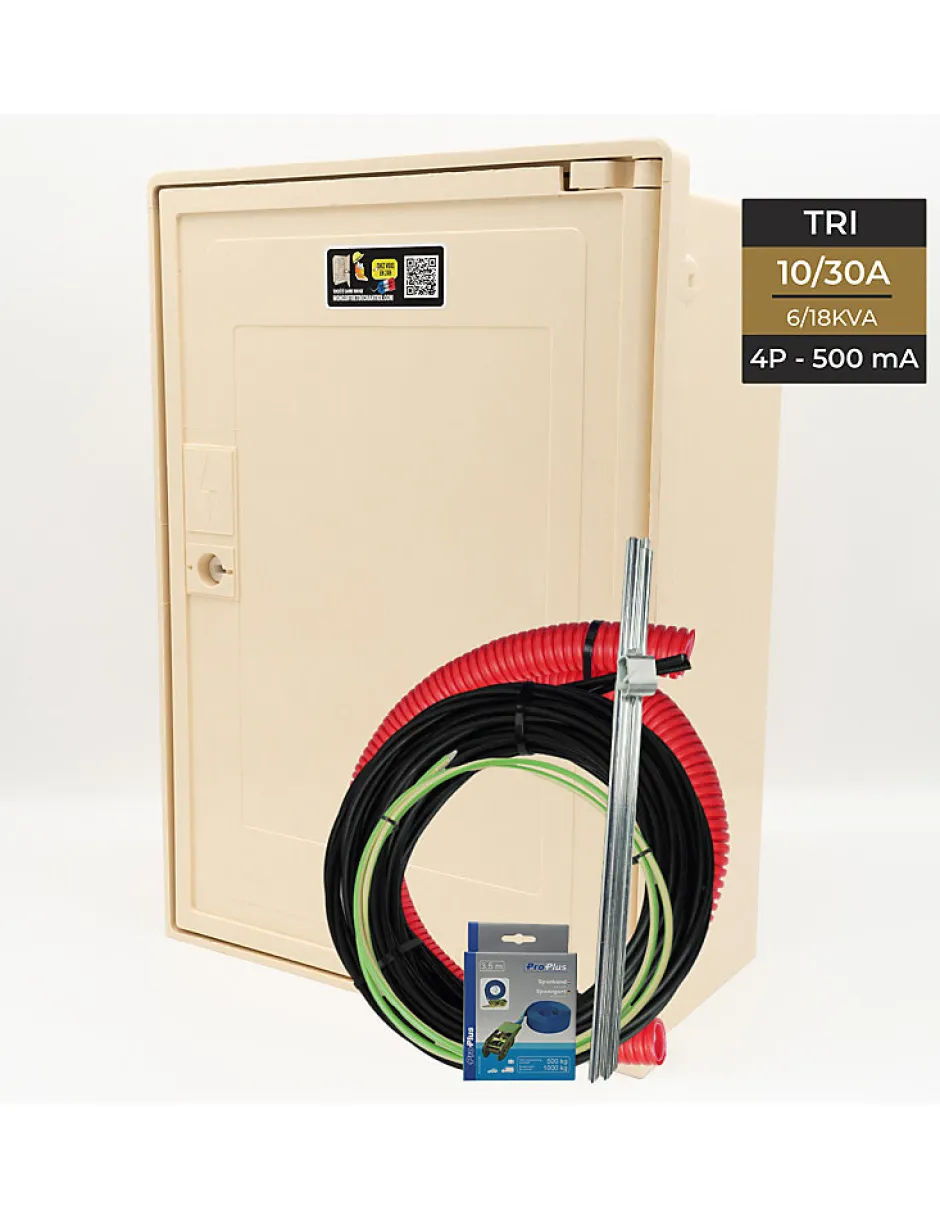 Coffret Complet 10 Mètres 6/18 Kw "aerien"^Carré Rouge Best