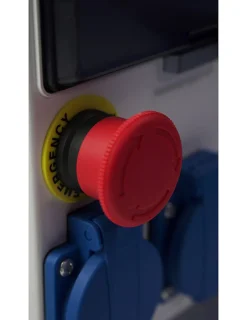 Coffret de chantier monophasé avec arrêt d'urgence-Carré Rouge