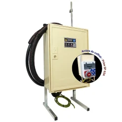 Coffret de chantier triphasé 18/36 kW - pack complet raccordement AIR 15m avec prise 63A conforme ENEDIS-Tecko Outlet
