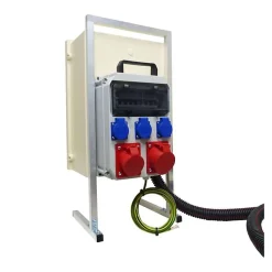 Coffret de chantier triphasé 6/18 kW - pack complet raccordement AIR 15m avec prises 32A 16A conforme ENEDIS^Tecko Discount