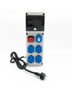 Coffret De Distribution Sur Prises 230v Avec Sortie Usb-Carré Rouge Discount